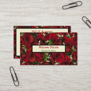 Tarjeta De Visita Rosas de Carmine