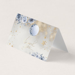 Tarjeta De Visita Rosas de la noche de las estrellas de luna de oro 