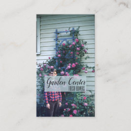 Tarjeta De Visita Rosas Frescas Flores Antigüedades