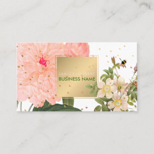 Tarjeta De Visita Rosas/Ilustracion/Redoute