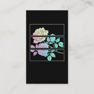 Tarjeta De Visita Rosas místicos Pastel Gótico Wicca Occult Witchc