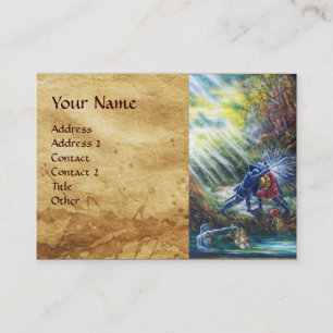 Tarjeta De Visita ROSAS OLVIDADOS Peleando Caballeros, Diablo, Perga