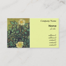 Tarjeta De Visita Rosas salvajes de Vincent van Gogh