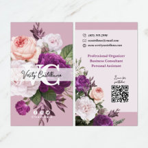 Rosas Vintage Polvorientas Malva Florales Simples 
