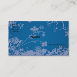 Tarjeta De Visita Rosas y flores