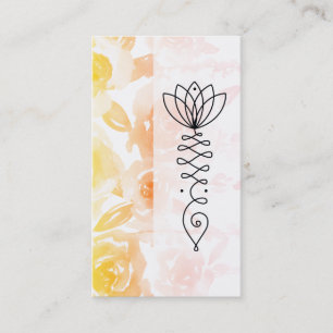 Tarjeta De Visita *~* Rosas y sendero de glicinia de las flores de N