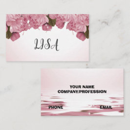 TARJETA DE VISITA ROSES DE PINK