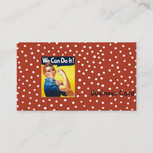Tarjeta De Visita Rosie el remachador