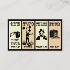 Tarjeta De Visita Rótulo de Photo Prop