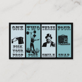 Tarjeta De Visita Rótulo de Photo Prop