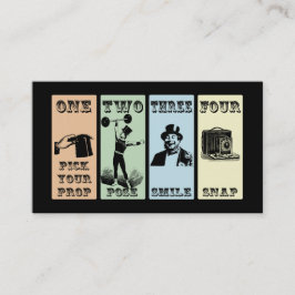 Tarjeta De Visita Rótulo del apoyo de la foto