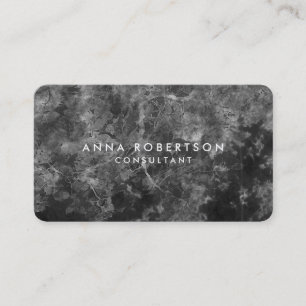 Tarjeta De Visita Round Corner Gray Professional Trendy