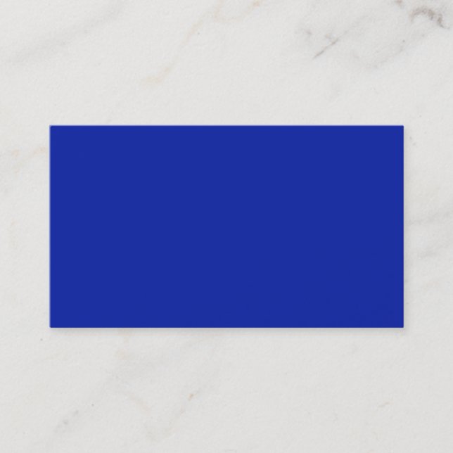 Tarjeta de visita Royal Blue (Anverso)