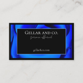 Tarjeta de visita Royal Blue Flcent