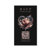 RSVP Rubor Pink Rose de boda moderna