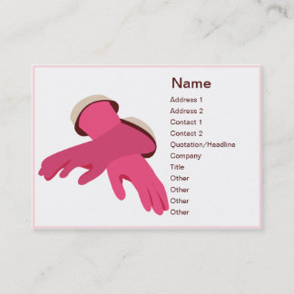 Tarjeta De Visita Rubbergloves - rechoncho