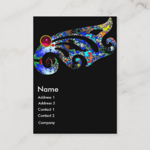 Tarjeta De Visita RUBÍ EFÍMERO/belleza, salón, balneario, artista de