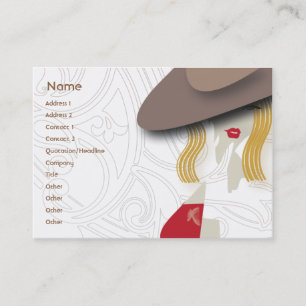 Tarjeta De Visita Rubio - Chubby