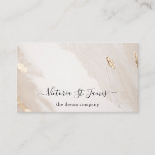 Tarjeta de visita Rubor Beige Gold de la marca