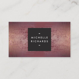 Tarjeta De Visita Rubor Confetti Rain Pattern Borgoña moderna
