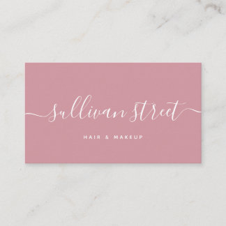 Tarjeta De Visita Rubor Modern Hair Makeup