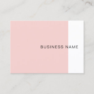 Tarjeta De Visita Rubor Pink Elegant Company Moderno Simple