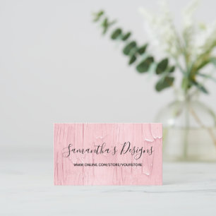 Tarjeta De Visita Rubor Pink Look Online Store