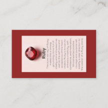 Ruby Crystal significa pantalla de joyería Gemston