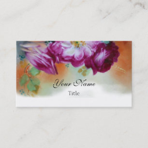 Tarjeta De Visita Ruby Victorian Rosa