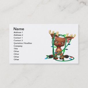 Tarjeta De Visita Rudolph enredó