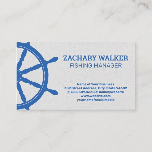 Tarjeta De Visita Rueda de envío (Anverso)