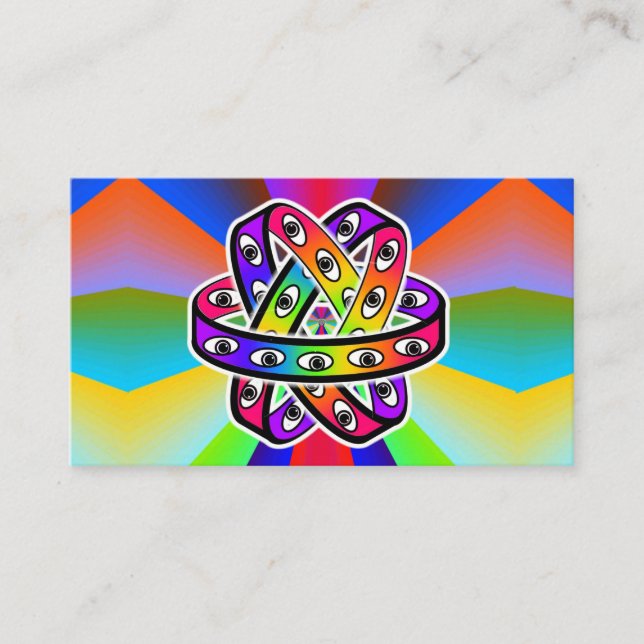 Tarjeta De Visita Rueda de Ezekiel (añadir palabras) (Anverso)