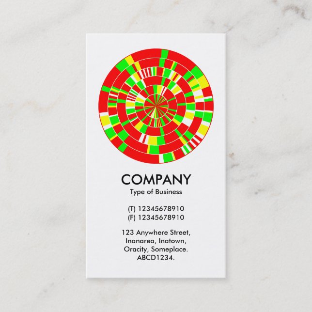 Tarjeta De Visita Rueda De Pi 02 Resumen (Anverso)