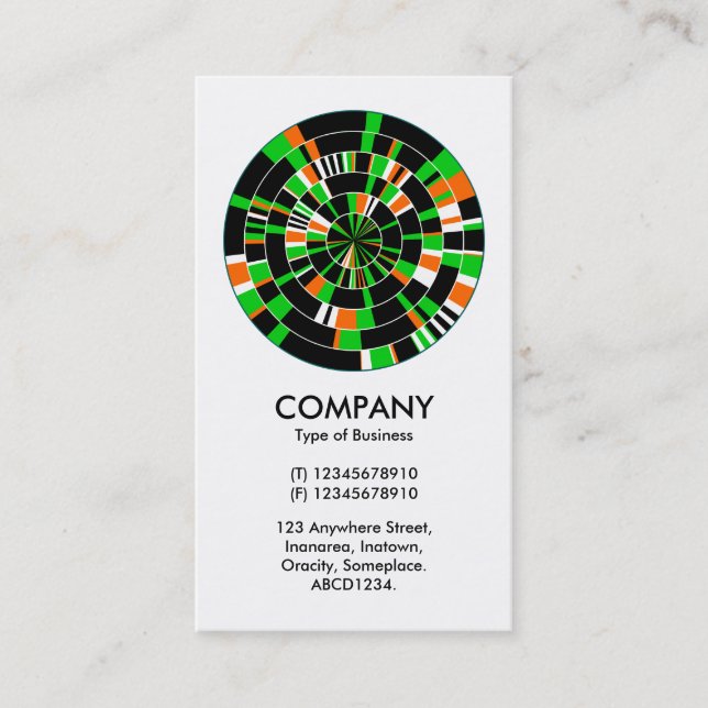 Tarjeta De Visita Rueda De Pi 06 Resumen (Anverso)