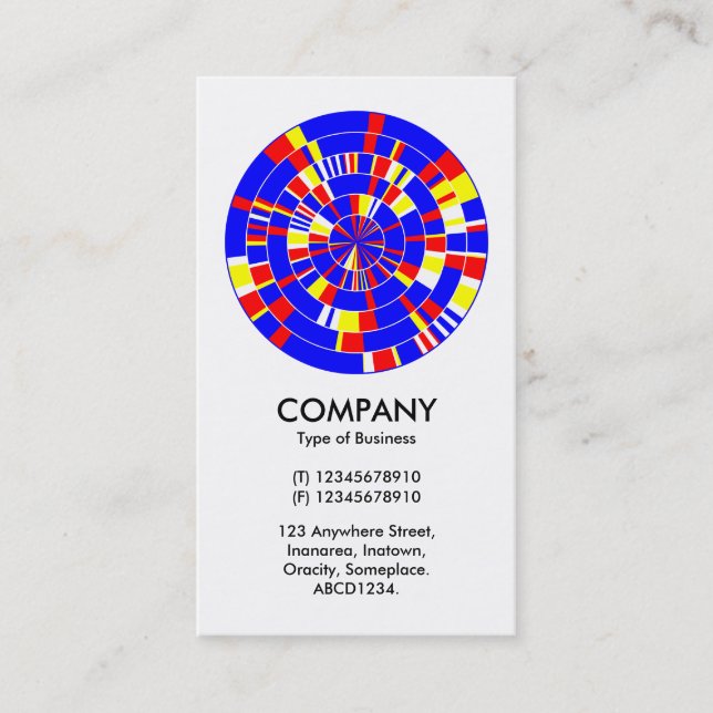 Tarjeta De Visita Rueda De Pi 08 Resumen (Anverso)