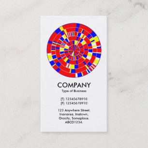 Tarjeta De Visita Rueda De Pi Resumen 01