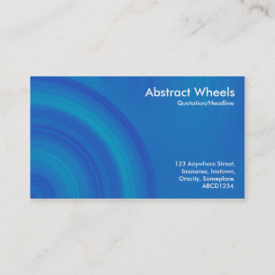 Tarjeta De Visita Ruedas abstractas 01
