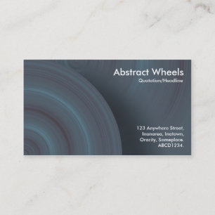 Tarjeta De Visita Ruedas abstractas 018