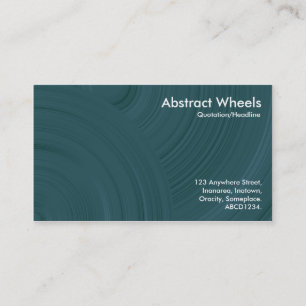 Tarjeta De Visita Ruedas abstractas 05