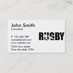 Tarjeta De Visita Rugbi