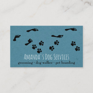 Tarjeta De Visita Ruidosos servicios de Mascota de sitios para perro