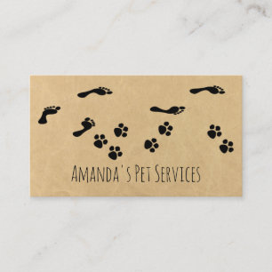 Tarjeta De Visita Ruidosos servicios de Mascota de sitios para perro