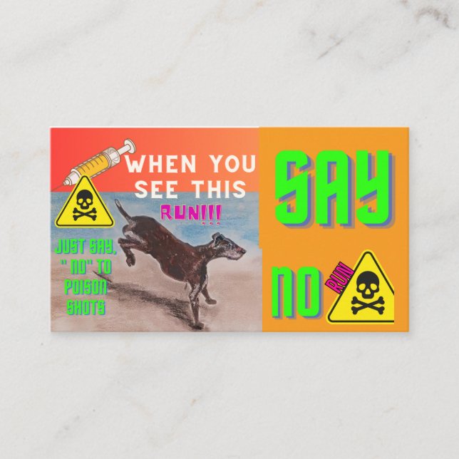 Tarjeta De Visita RUN Business Card (Anverso)