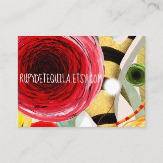 Tarjeta De Visita Rupydetequila Floral Naturaleza Muerta Elegancia a