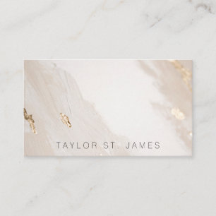 Tarjeta de visita rusa Gold Beige