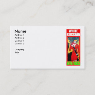 TARJETA DE VISITA RUSO BLANCO SATIVA INDICA