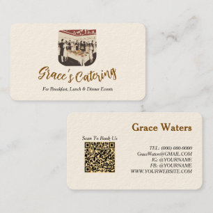Tarjeta de visita Rustic Catering