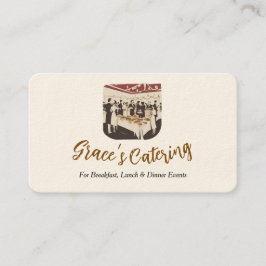 Tarjeta de visita Rustic Catering