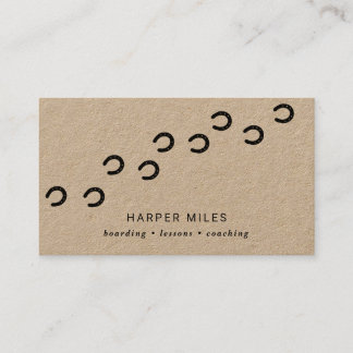 Tarjeta de visita Rustic Hip Hoof