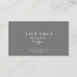 Tarjeta de visita Rustic Modern Botangraphy